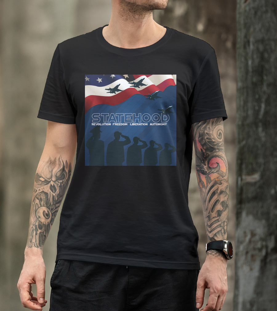 Statehood Revolution Freedom Liberation Autonomy Independence T-Shirt