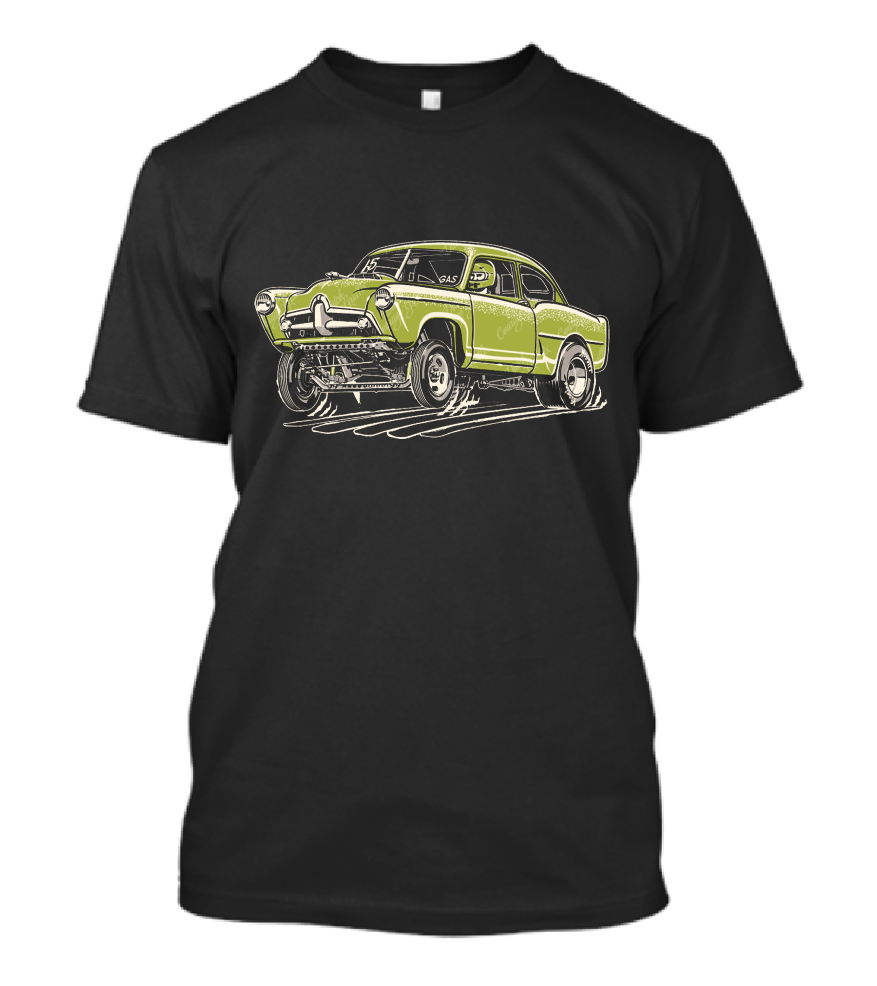 Kaiser Frazer Henry J Vintage Gasser Gas Coupe Drag Racer T-Shirt