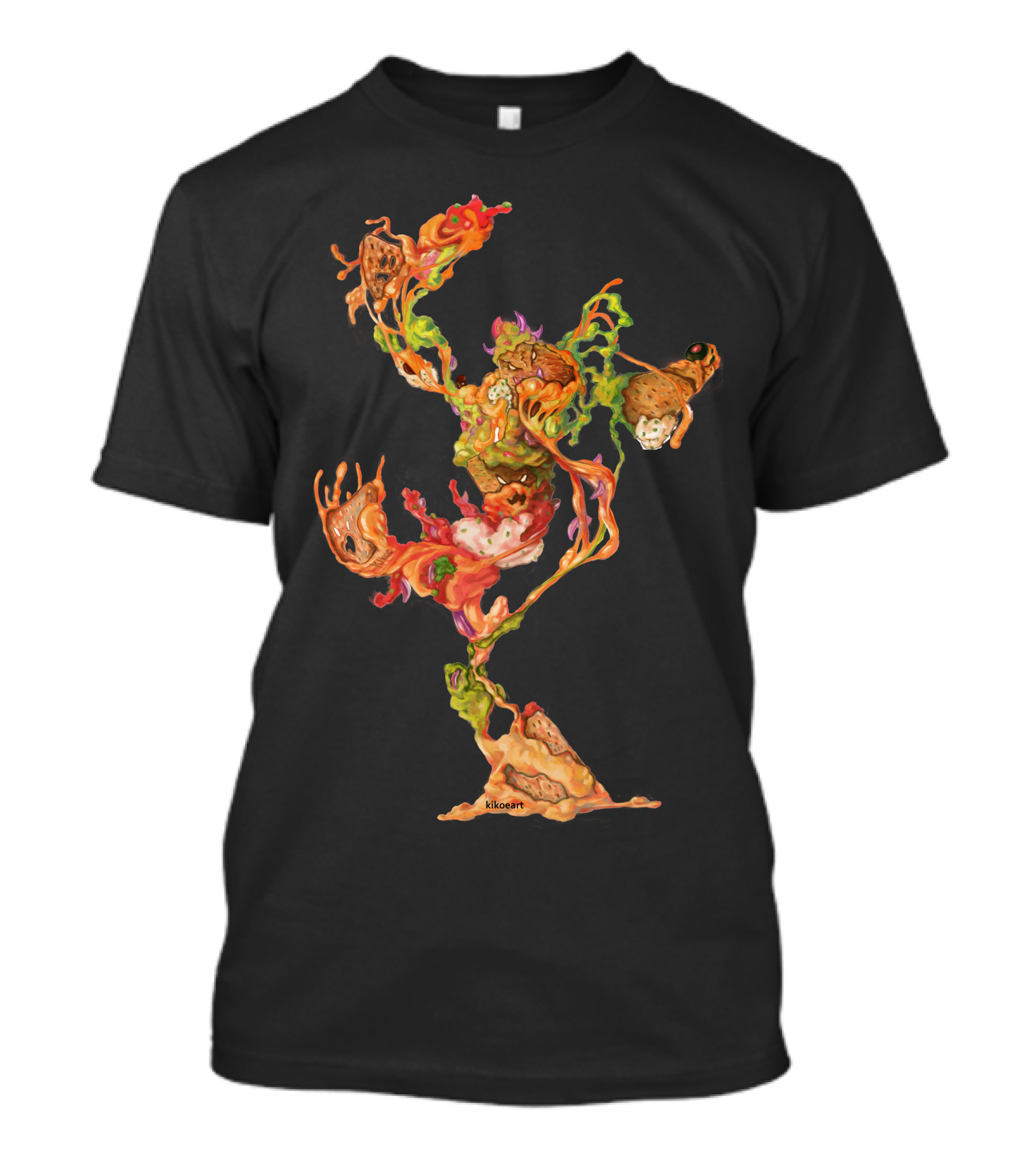 N For Nacho Necromancer God Of The Crunchy Cheese Realm T-Shirt