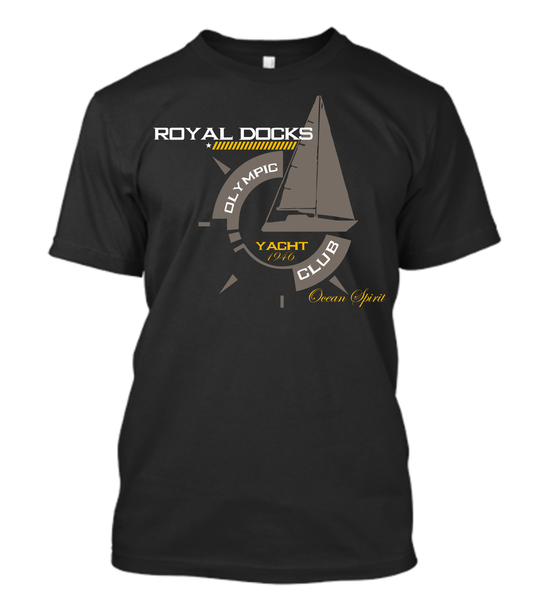 Royal Docks Olympic Yacht Club 1946 Ocean Spirit T-Shirt