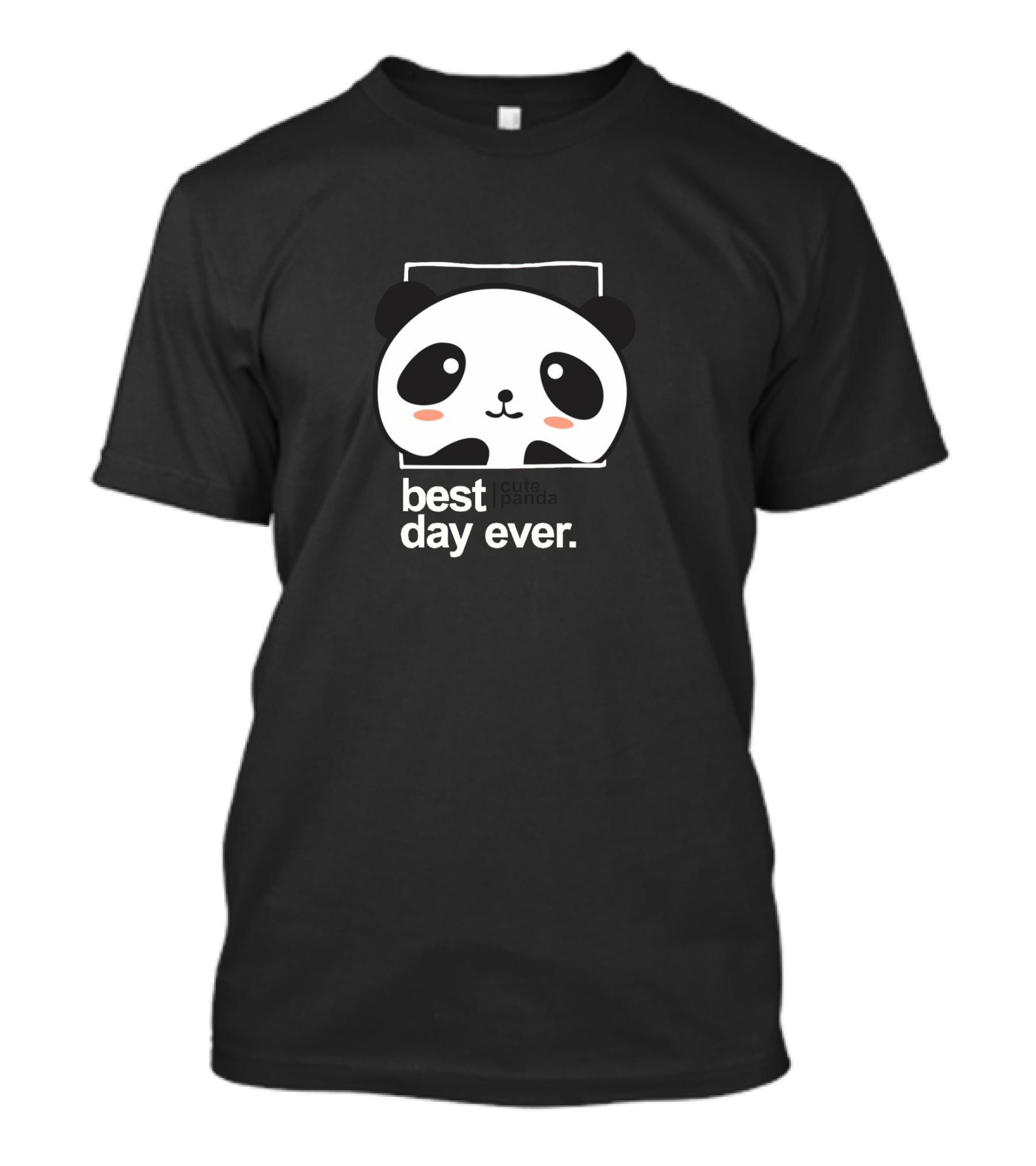Best Day Ever Panda Face T-Shirt
