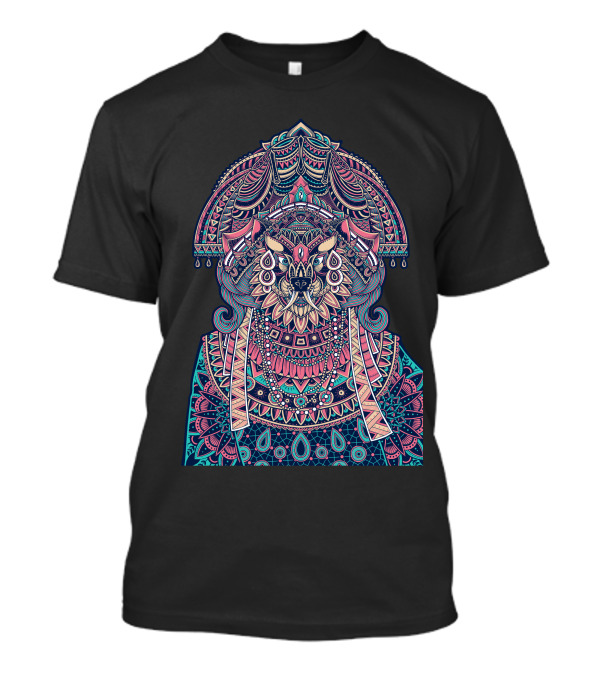 Queen Of Solitude Mandala Lion Majesty T-Shirt