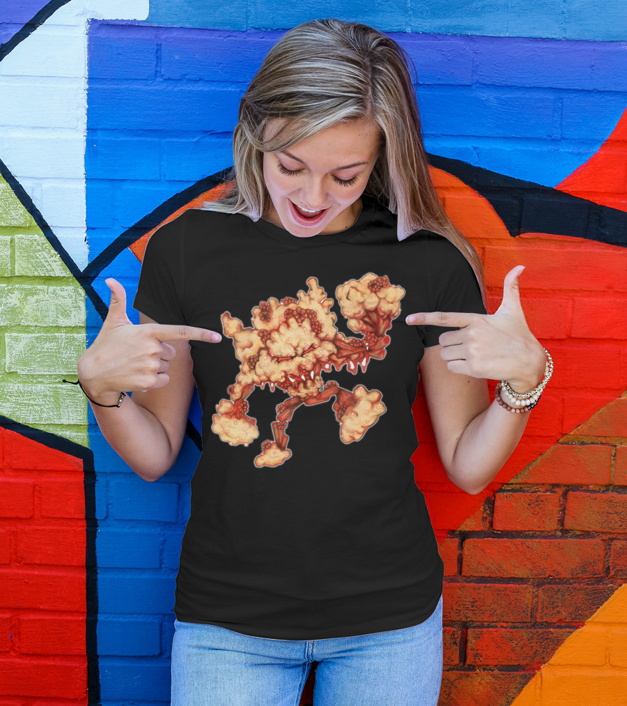 R For Raspberry And Rhubarb Crumbler Cloudy Treat Monster T-Shirt