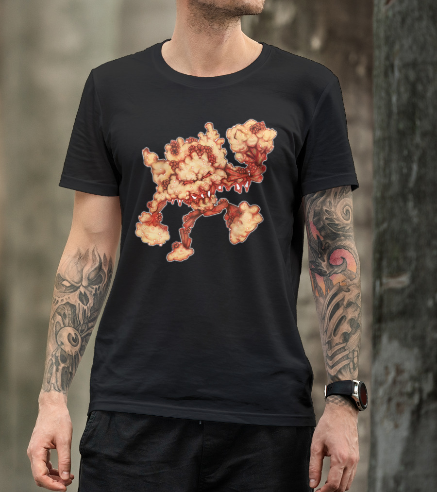 R For Raspberry And Rhubarb Crumbler Cloudy Treat Monster T-Shirt