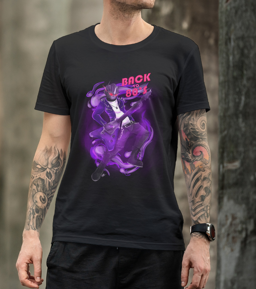 Sg Optimus Prime Back To 80s Retro Style Galactic Guitarist T-Shirt
