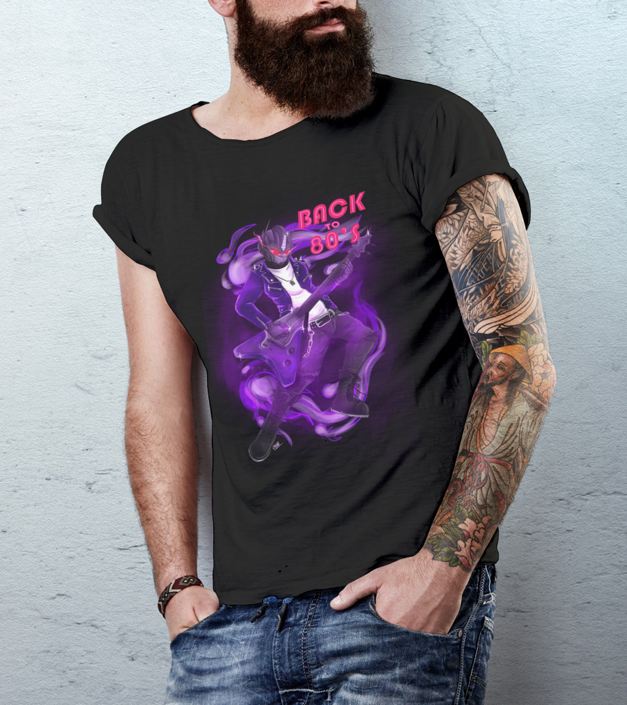 Sg Optimus Prime Back To 80s Retro Style Galactic Guitarist T-Shirt