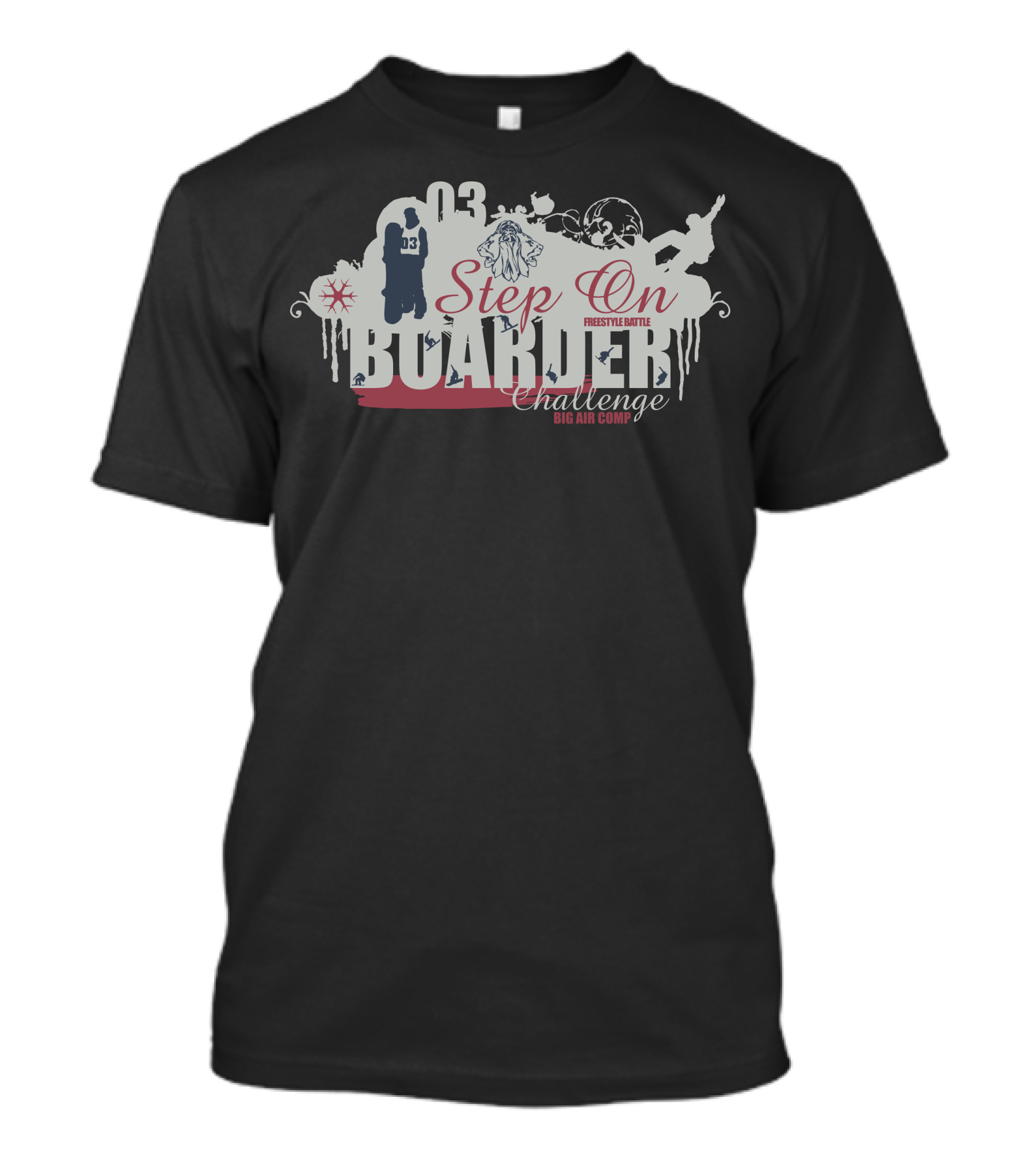 Step On Boarder Freestyle Battle Challenge Big Air Comp 03 T-Shirt