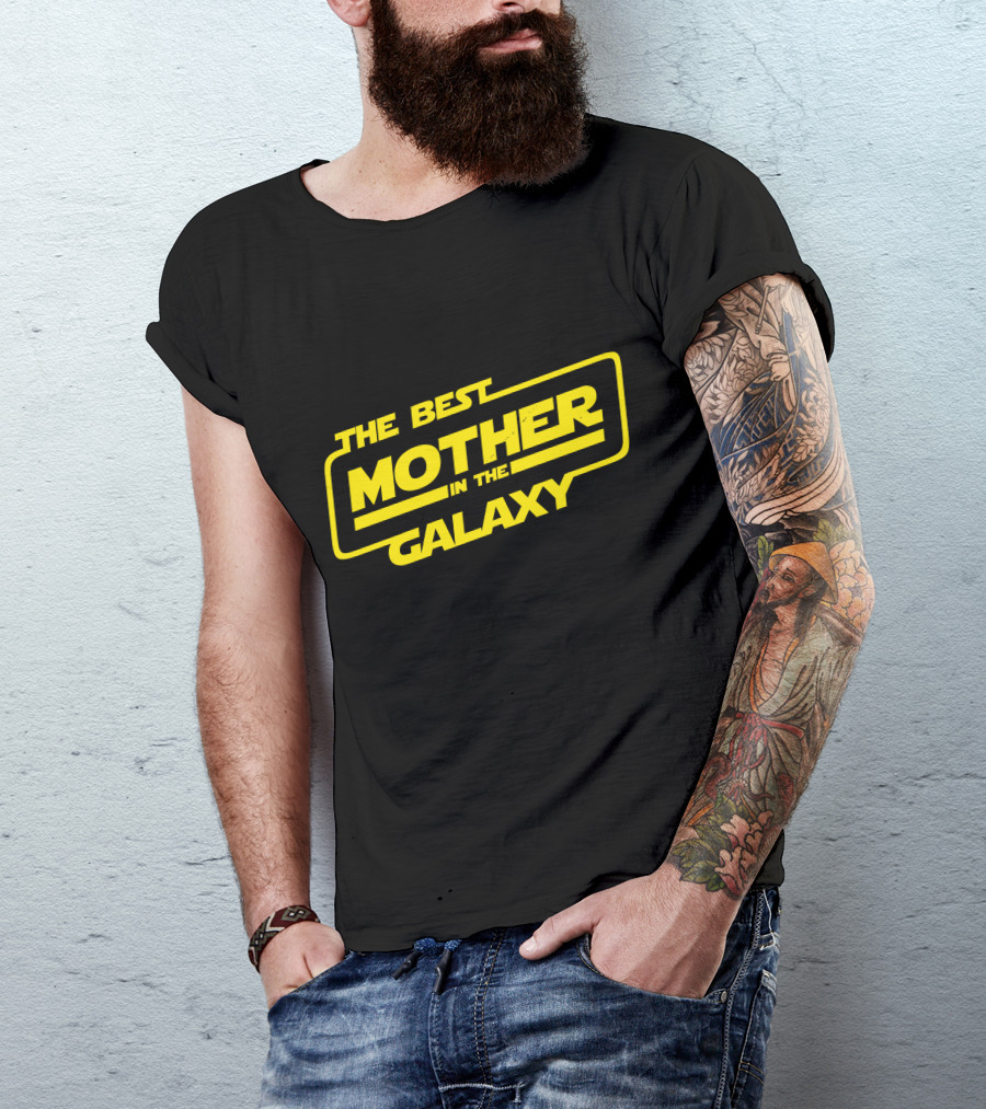 The Best Mother In The Galaxy Star Wars Style T-Shirt