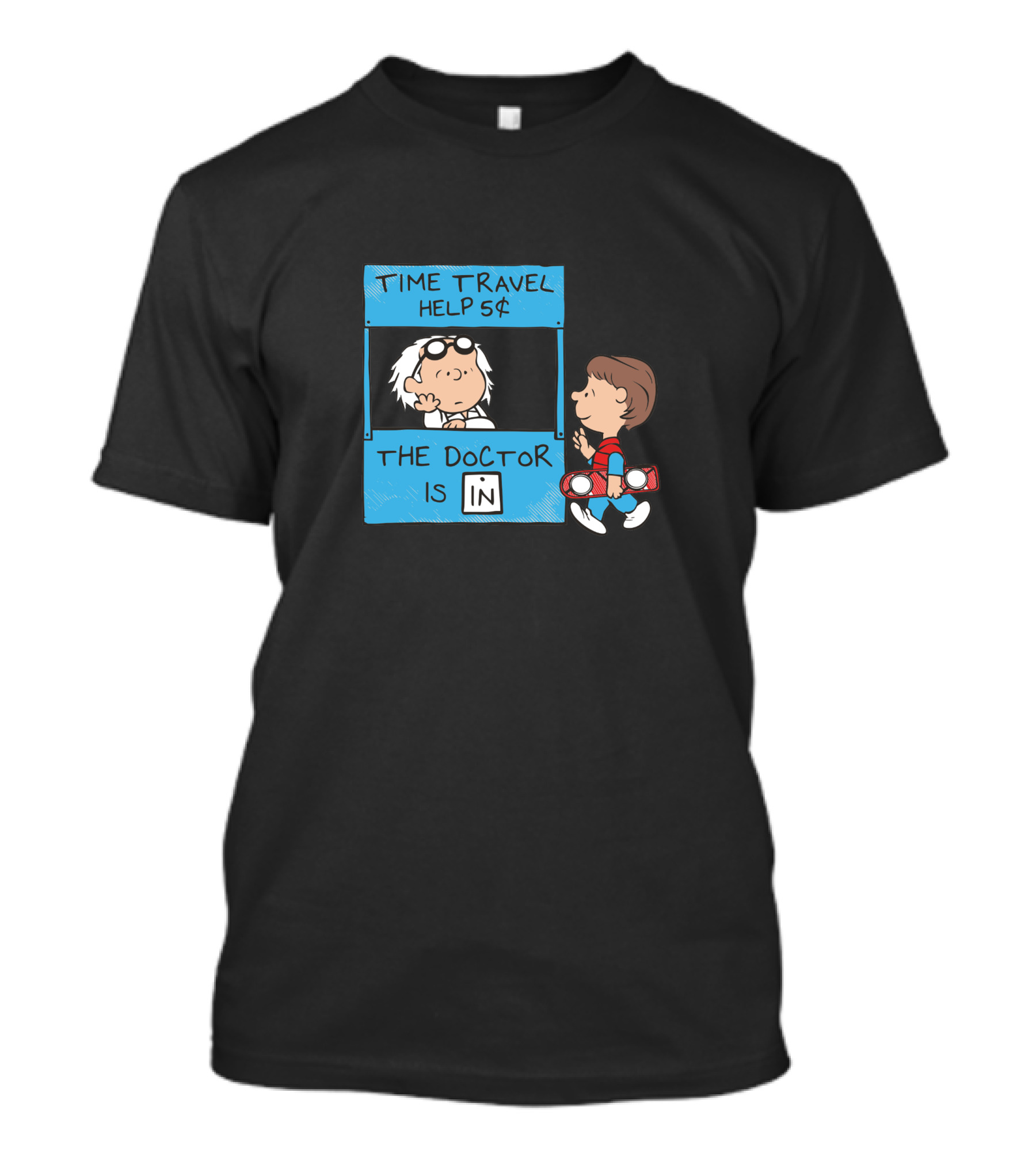 Time Travel Help 5¢ The Doctor Is In T-Shirt