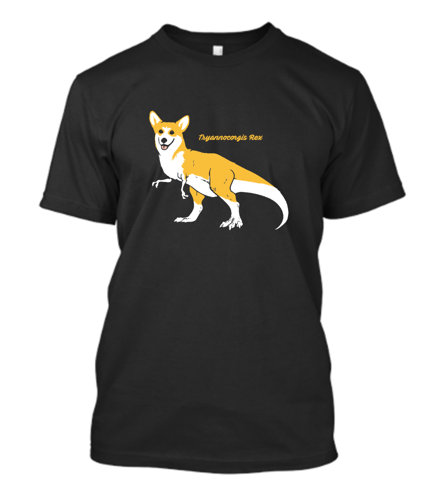Tyrannocorgis Rex Corgi Dinosaur Mashup T-Shirt