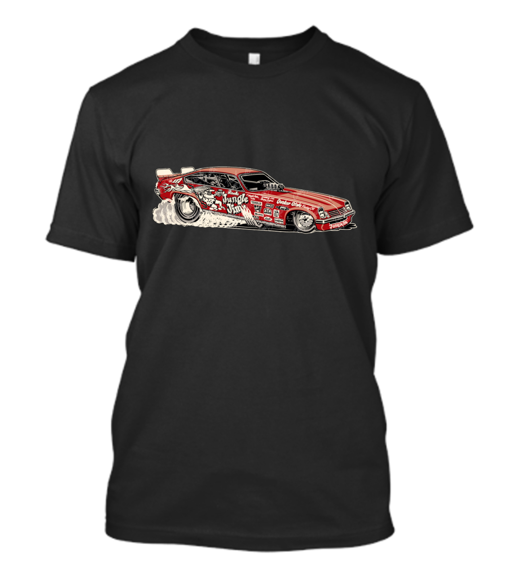 Jungle Jim Vega Funny Car Racing Classic Vintage T-Shirt