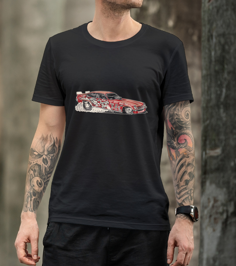 Jungle Jim Vega Funny Car Racing Classic Vintage T-Shirt