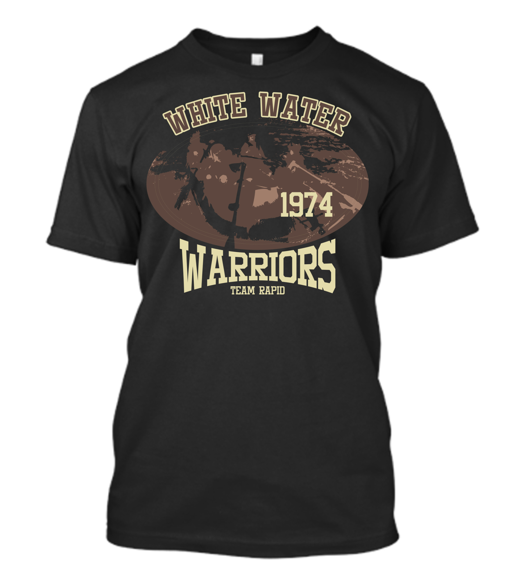 WHITE WATER WARRIORS 1974 TEAM RAPID T-Shirt