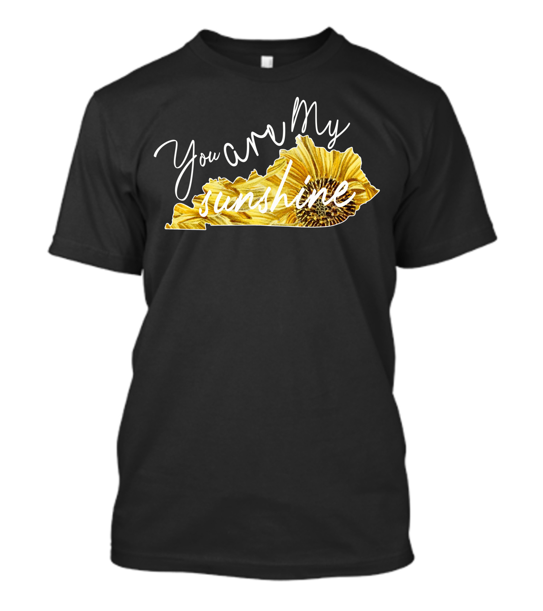 You Are My Sunshine Kentucky Sunflower Dark T-Shirt