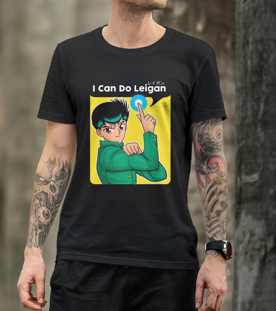 I Can Do Leigan Yusuke Anime Character Finger Point T-Shirt