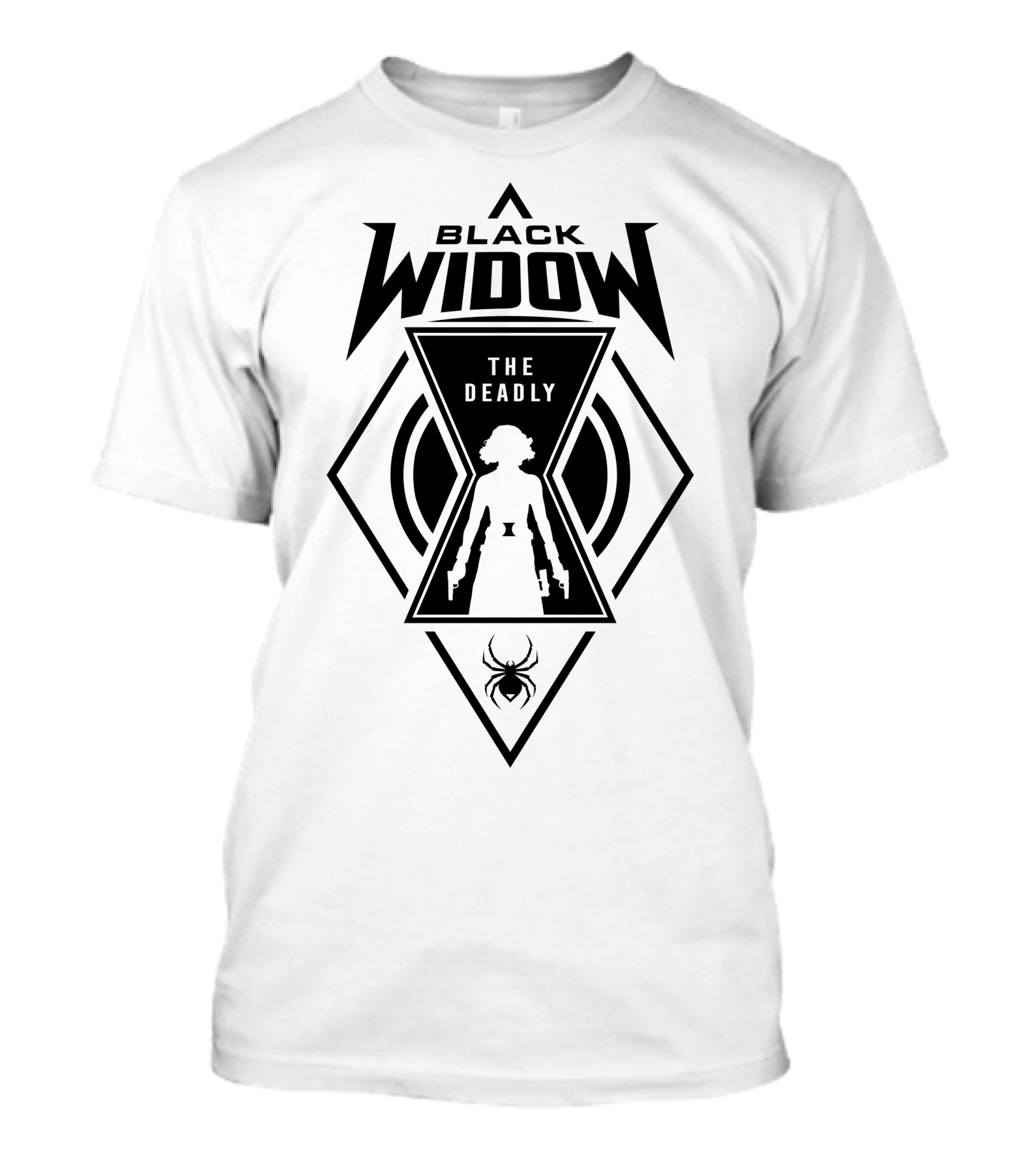 Black Widow The Deadly Silhouette Spider T-Shirt
