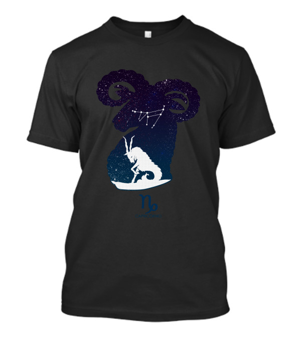 Capricornio Zodiac Goat Constellation Stars T-Shirt
