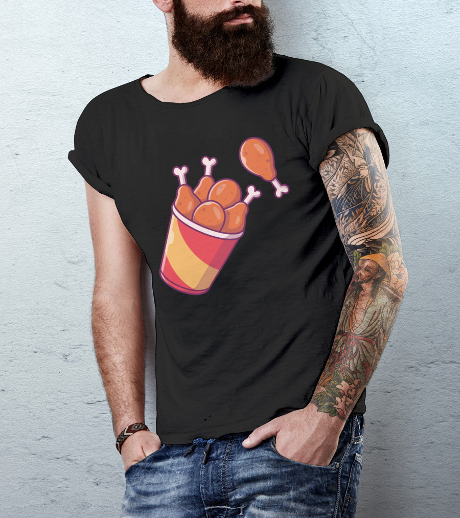 Chicken Wing Bucket Delight T-Shirt