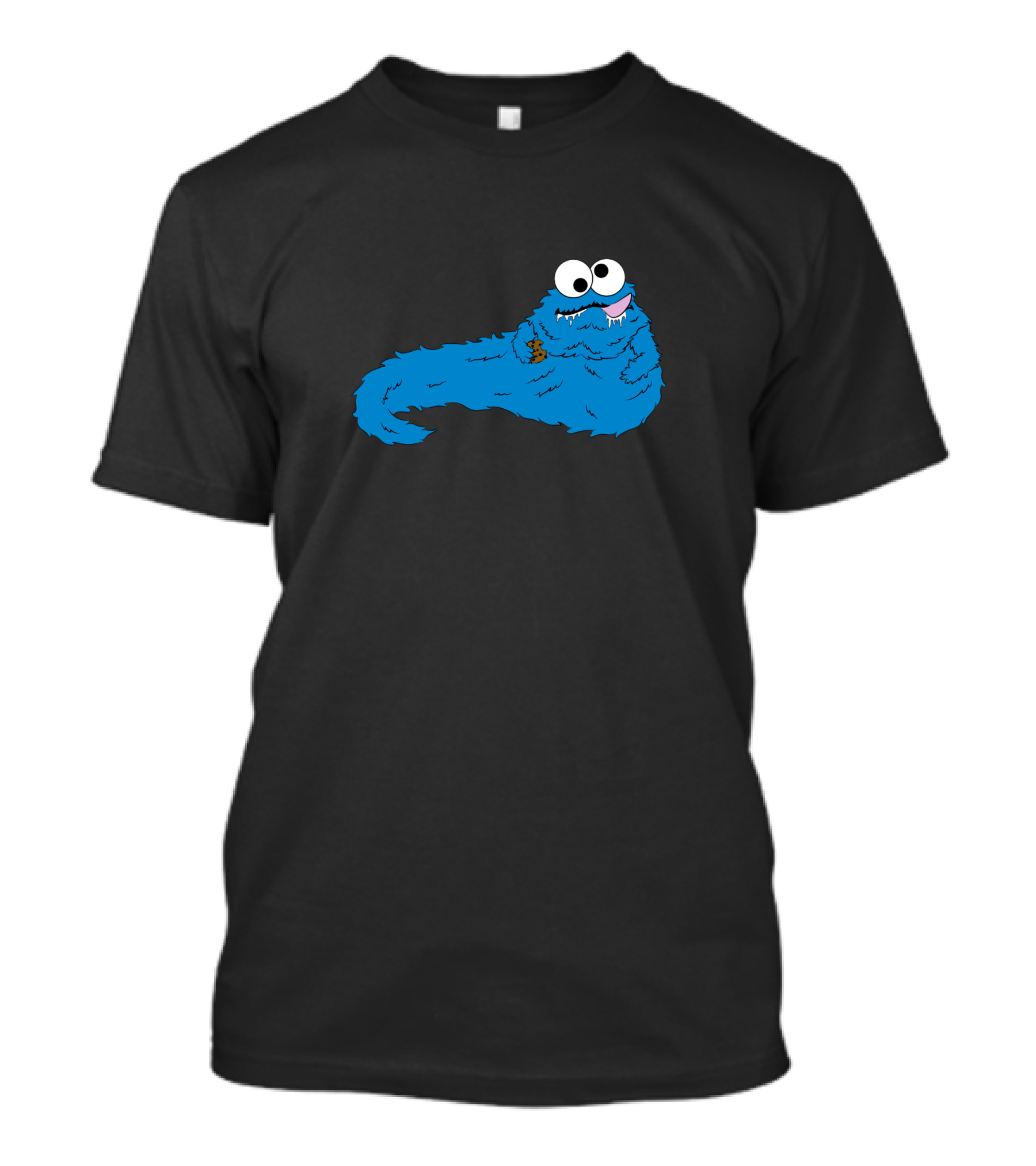 Monster Wars Cookie Long Creature Eating T-Shirt
