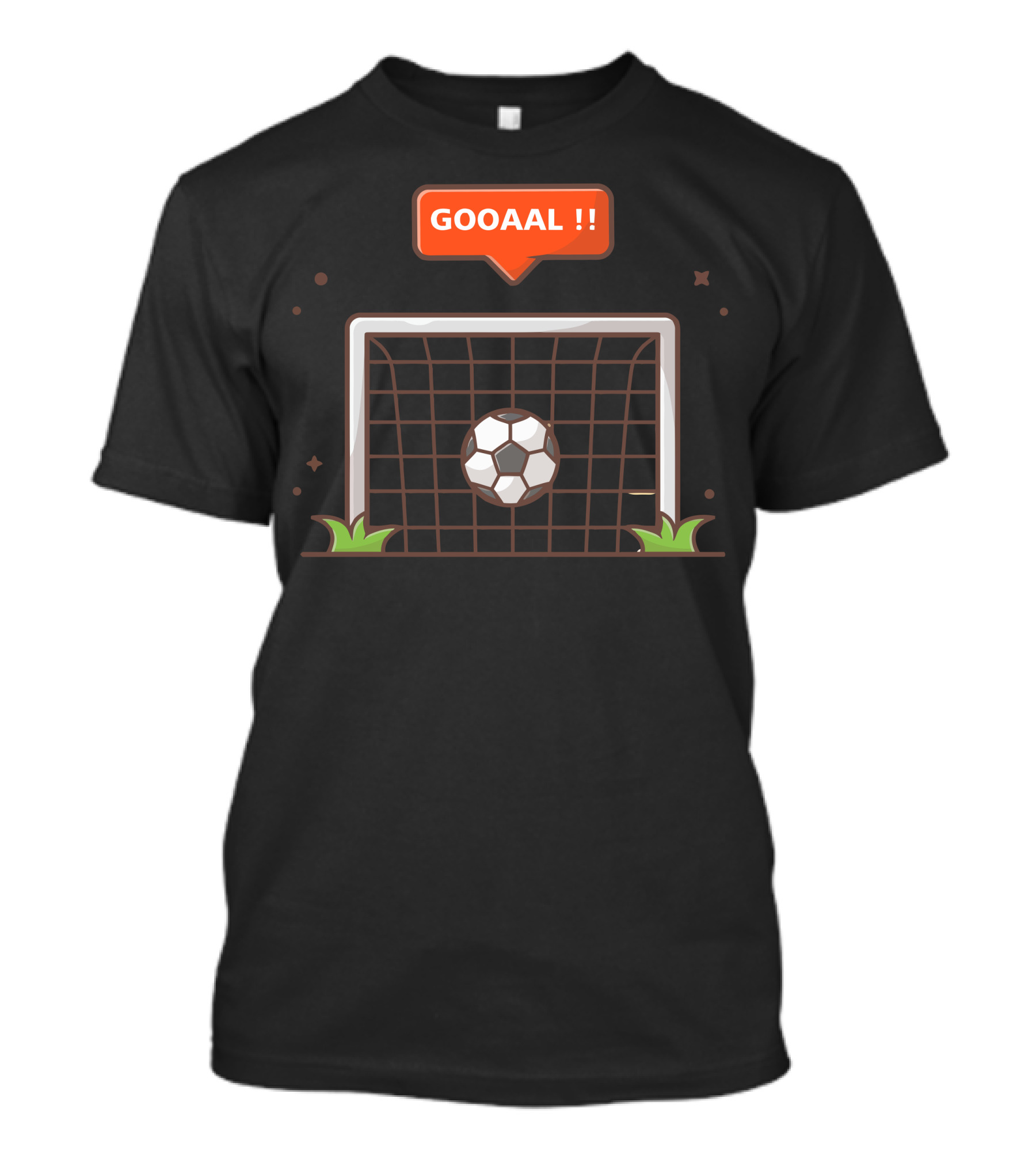 GOOAAL Soccer Ball In Goal Net T-Shirt