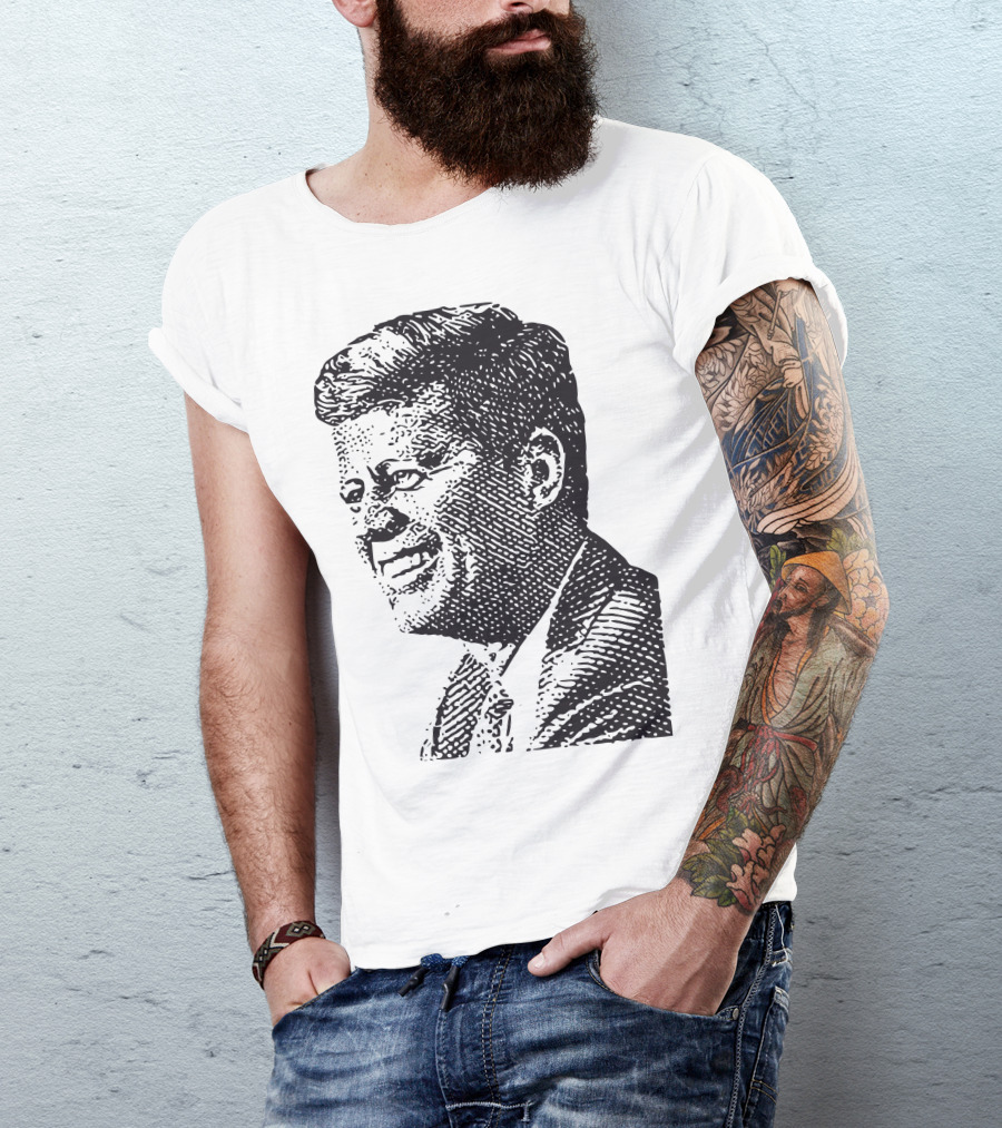 John Fitzgerald Kennedy Classic Profile President T-Shirt