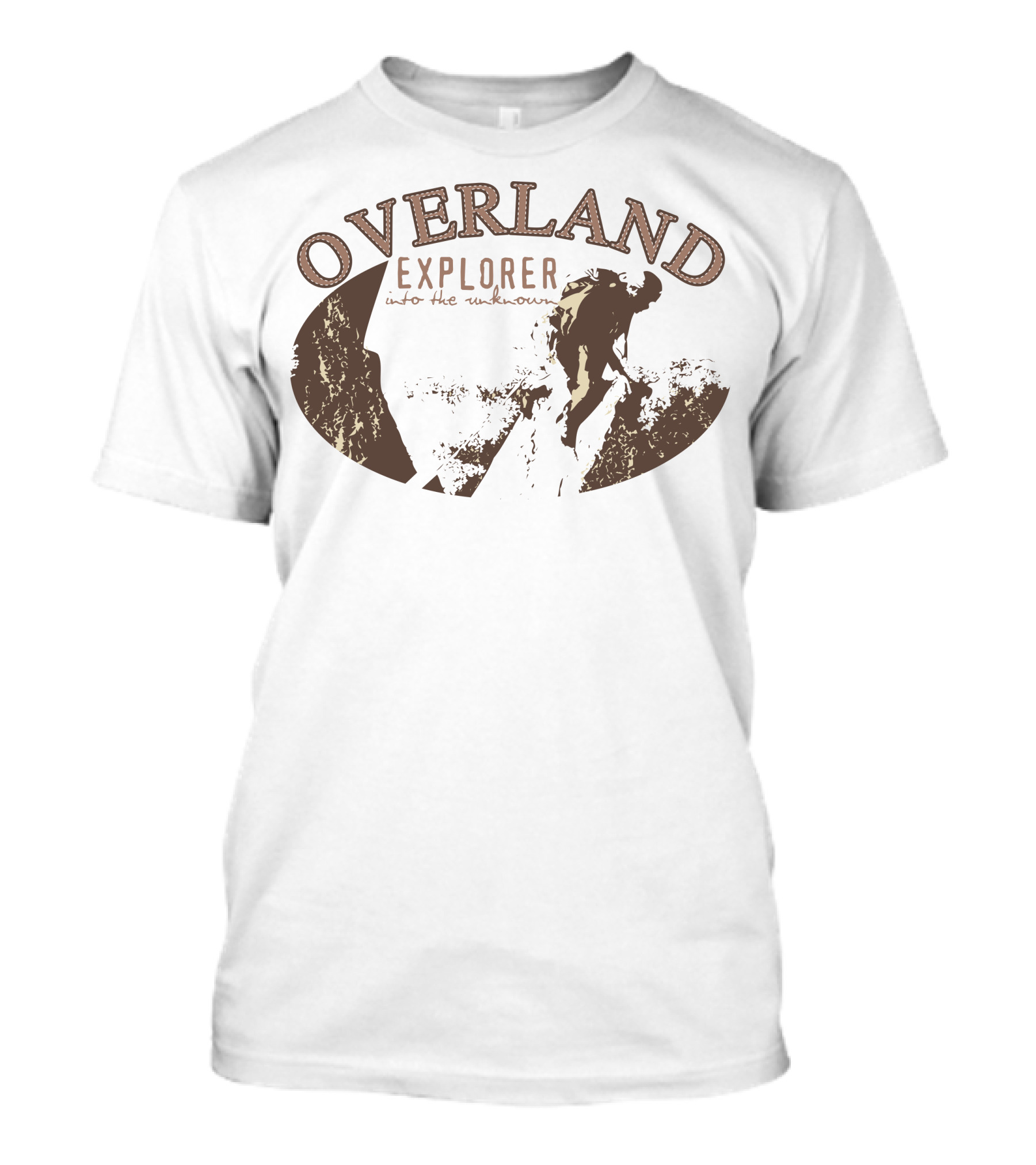 Overland Explorer Into The Unknown Adventure Journey T-Shirt