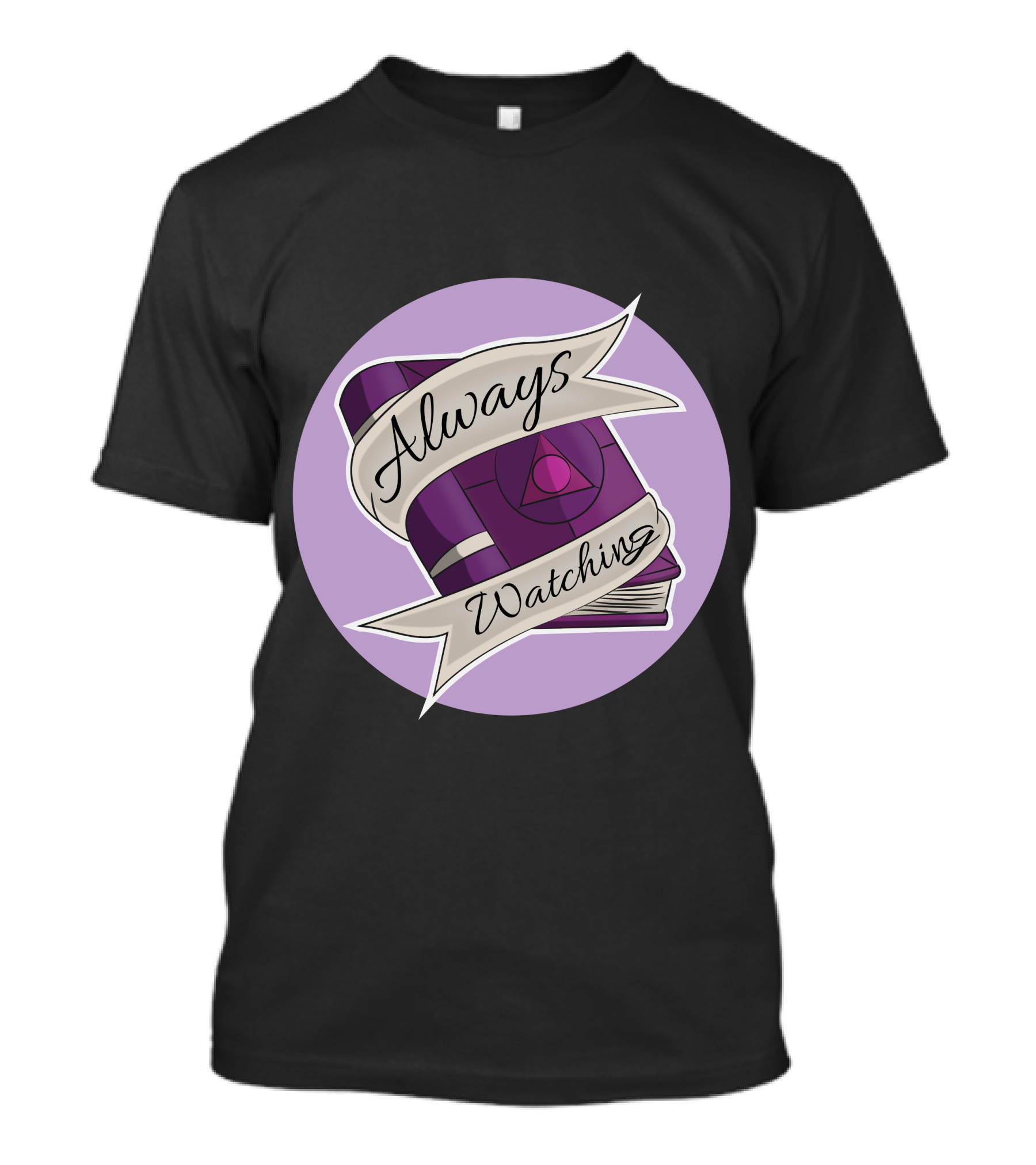 Always Watching Purple Book And Eye T-Shirt