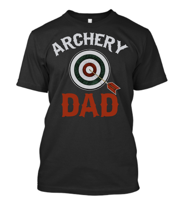 ARCHERY DAD TARGET ARROW BULLSEYE T-Shirt
