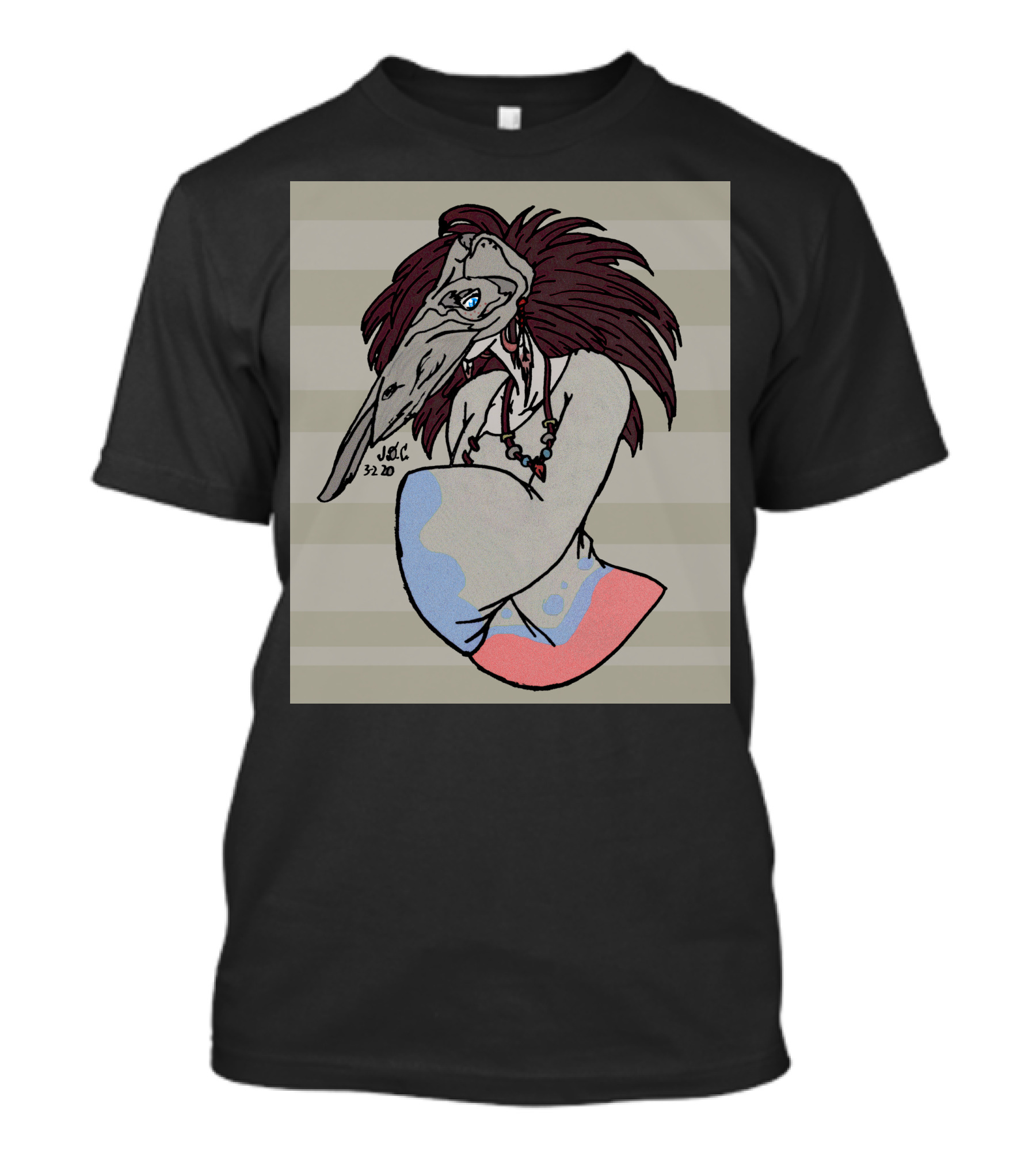 Avian Skull Mask JDL 32 20 T-Shirt