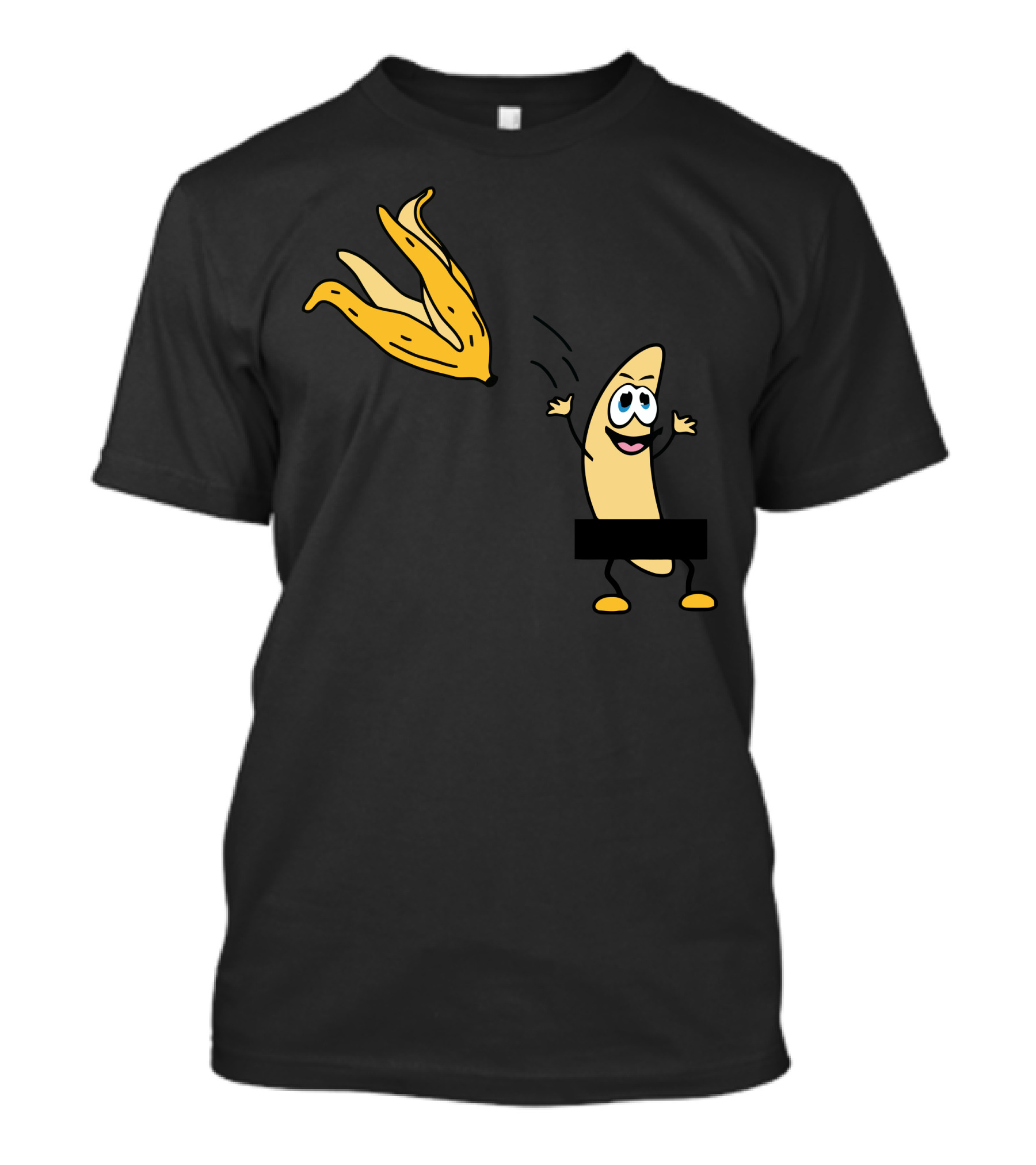 Cheeky Banana Peel Strip Animation T-Shirt