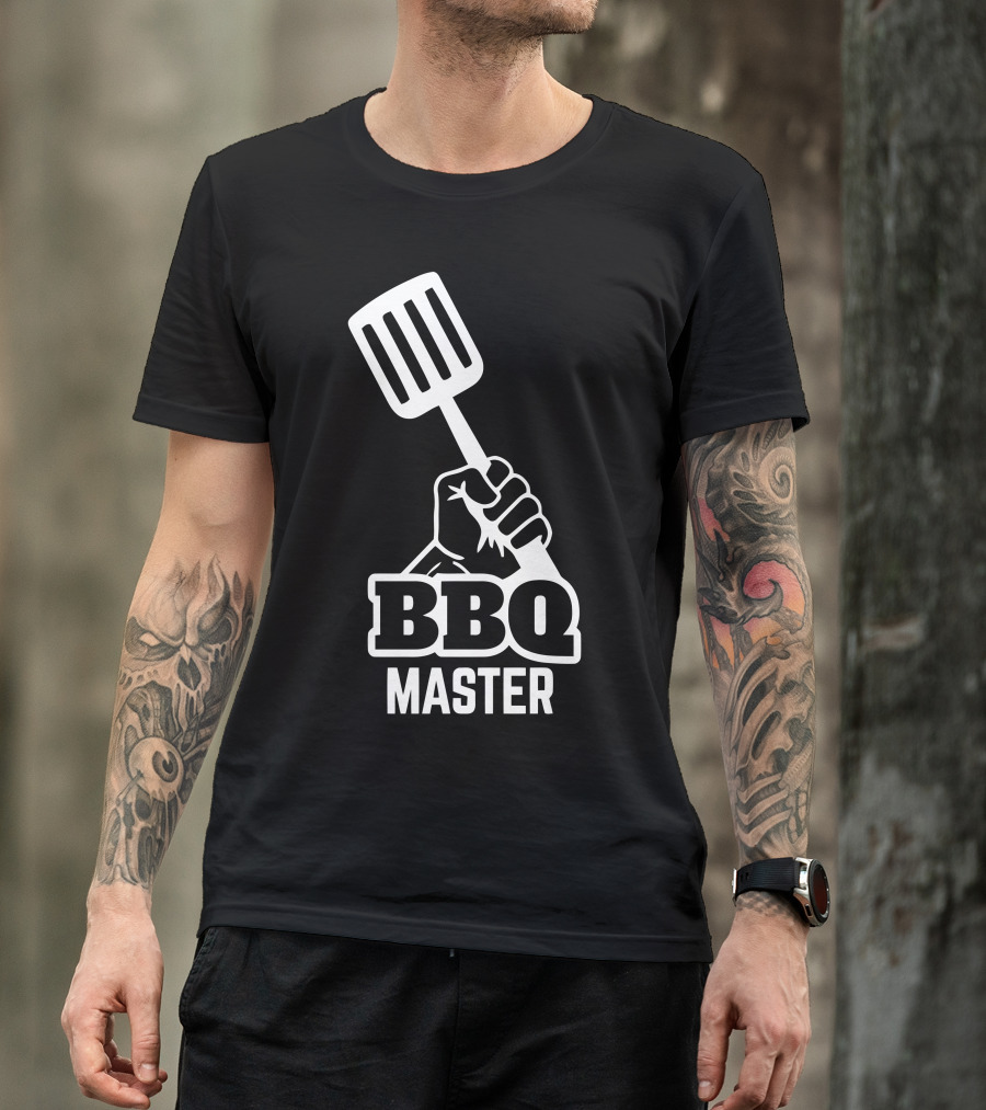 BBQ Master Spatula Fist Icon T-Shirt