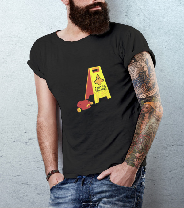 Caution Banana Pixel Retro Game Controller T-Shirt