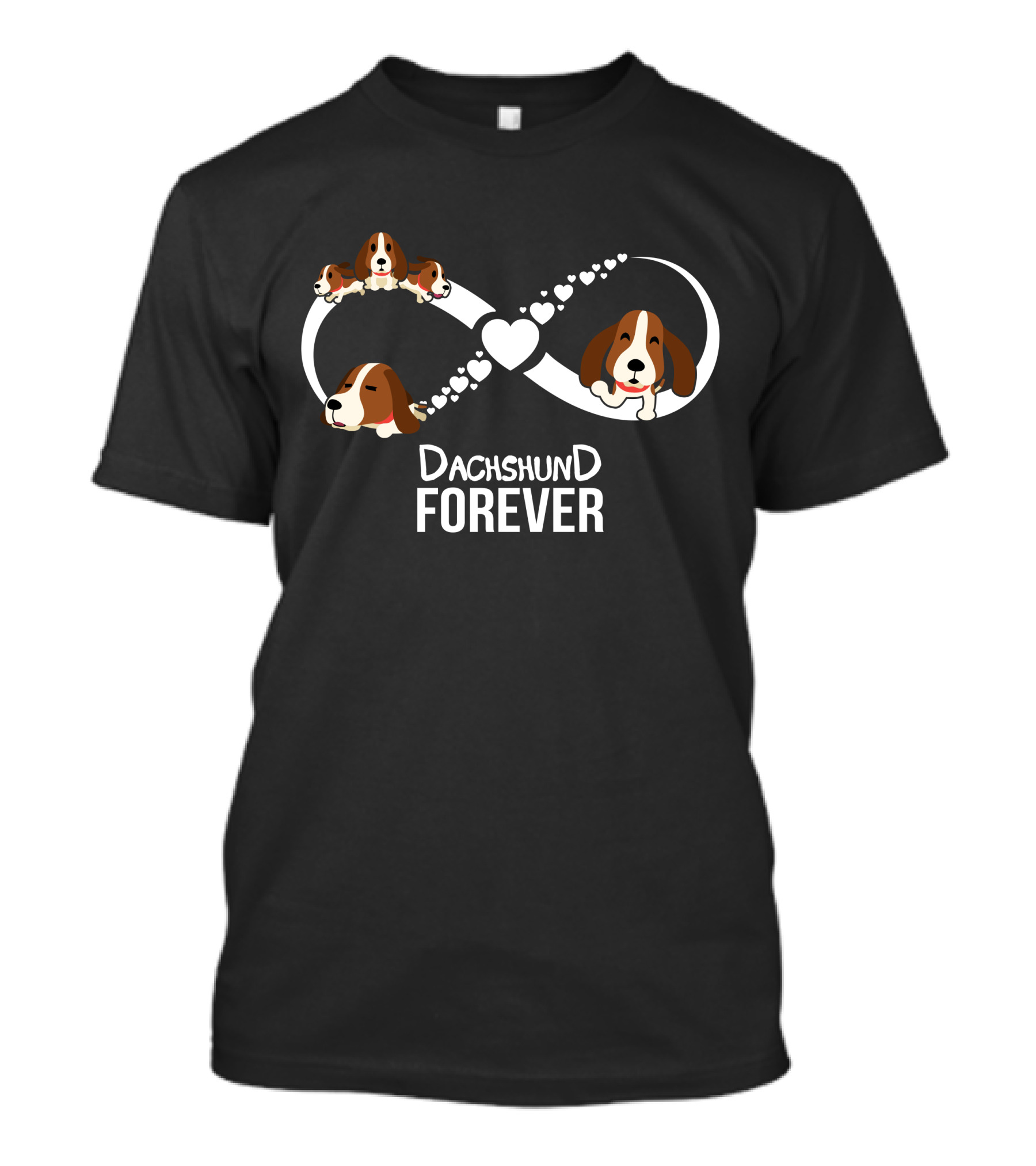 Dachshund Forever Infinity Heart Puppy T-Shirt