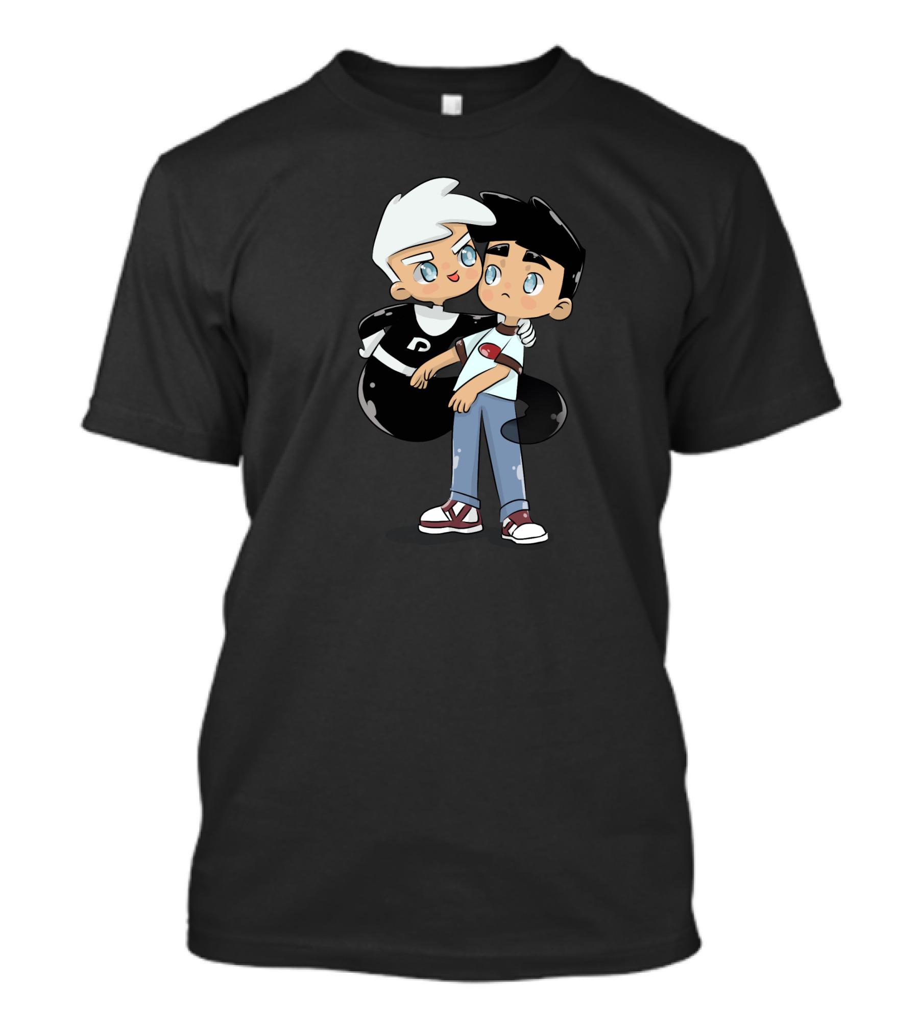 Danny Phantom And Danny Fenton Cartoon Characters T-Shirt