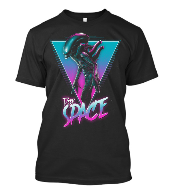 Deep Space Alien Triangle T-Shirt