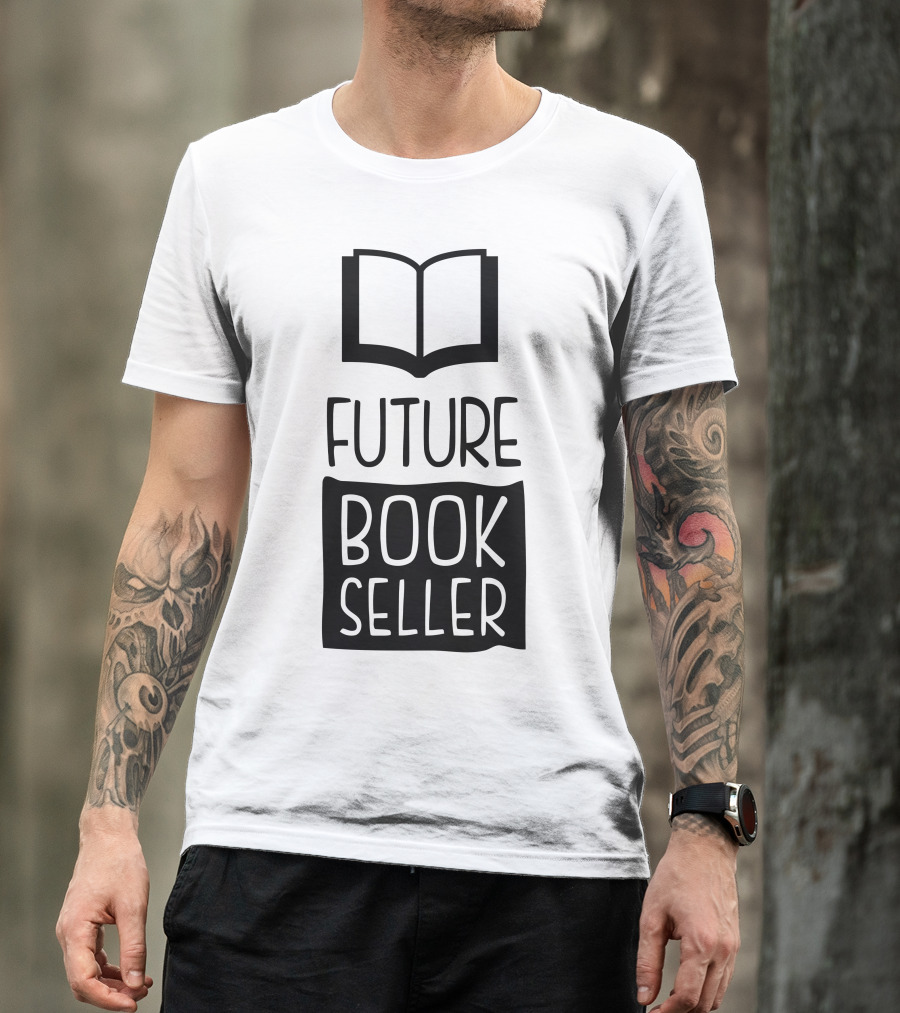 Future Bookseller Open Book T-Shirt