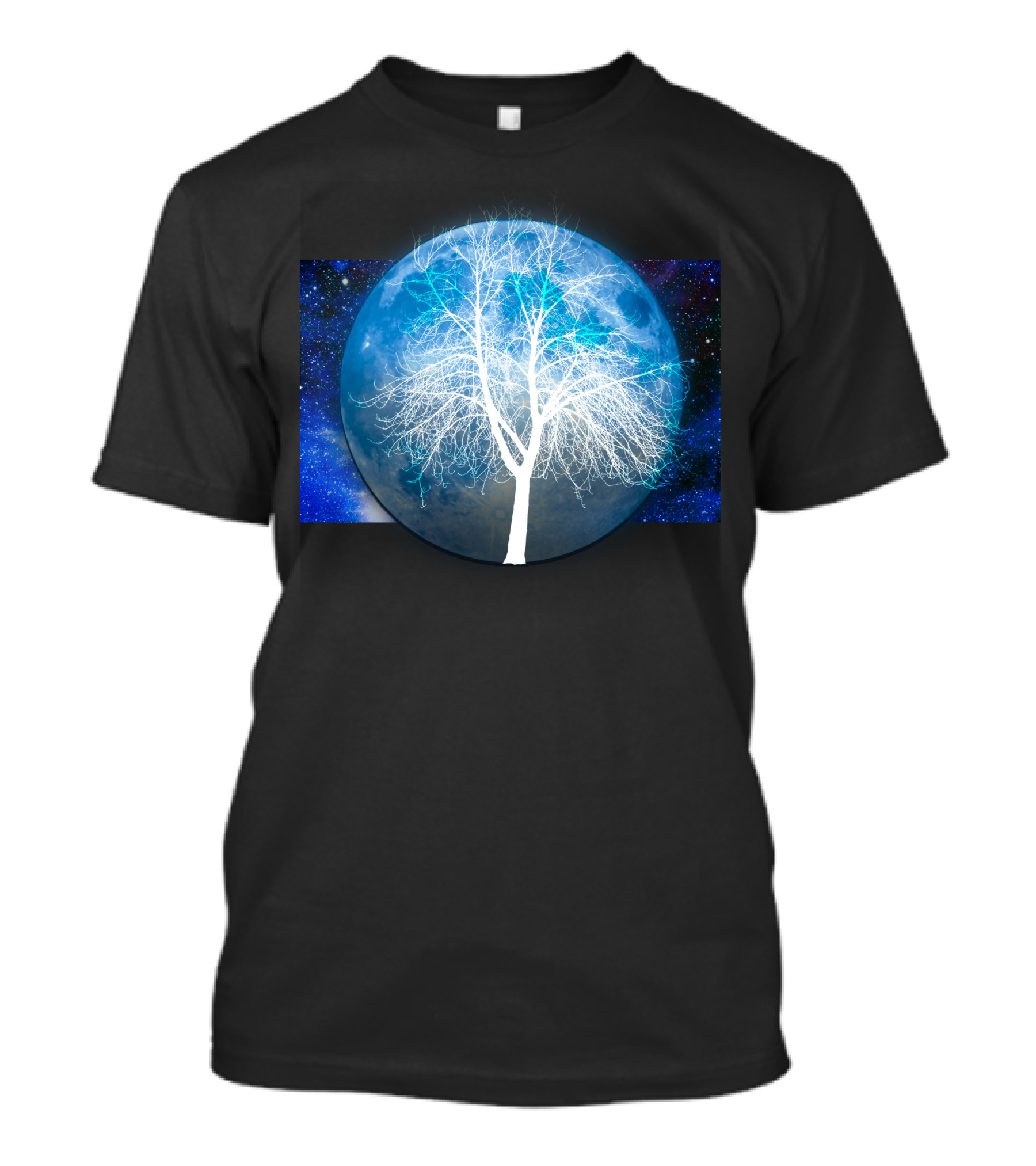 Galaxy Tree Celestial Nightscape T-Shirt
