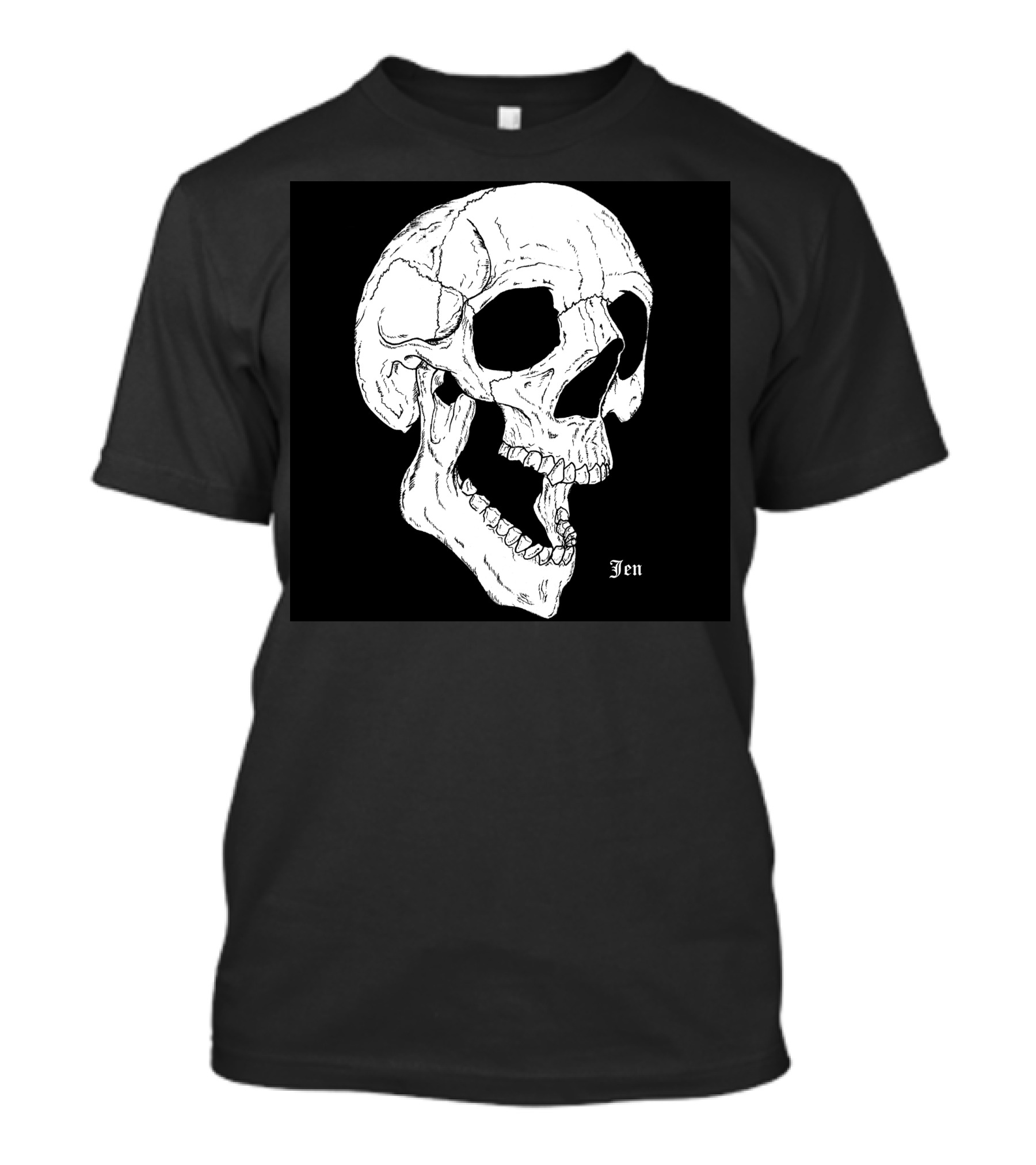 Grin Jen Skull T-Shirt