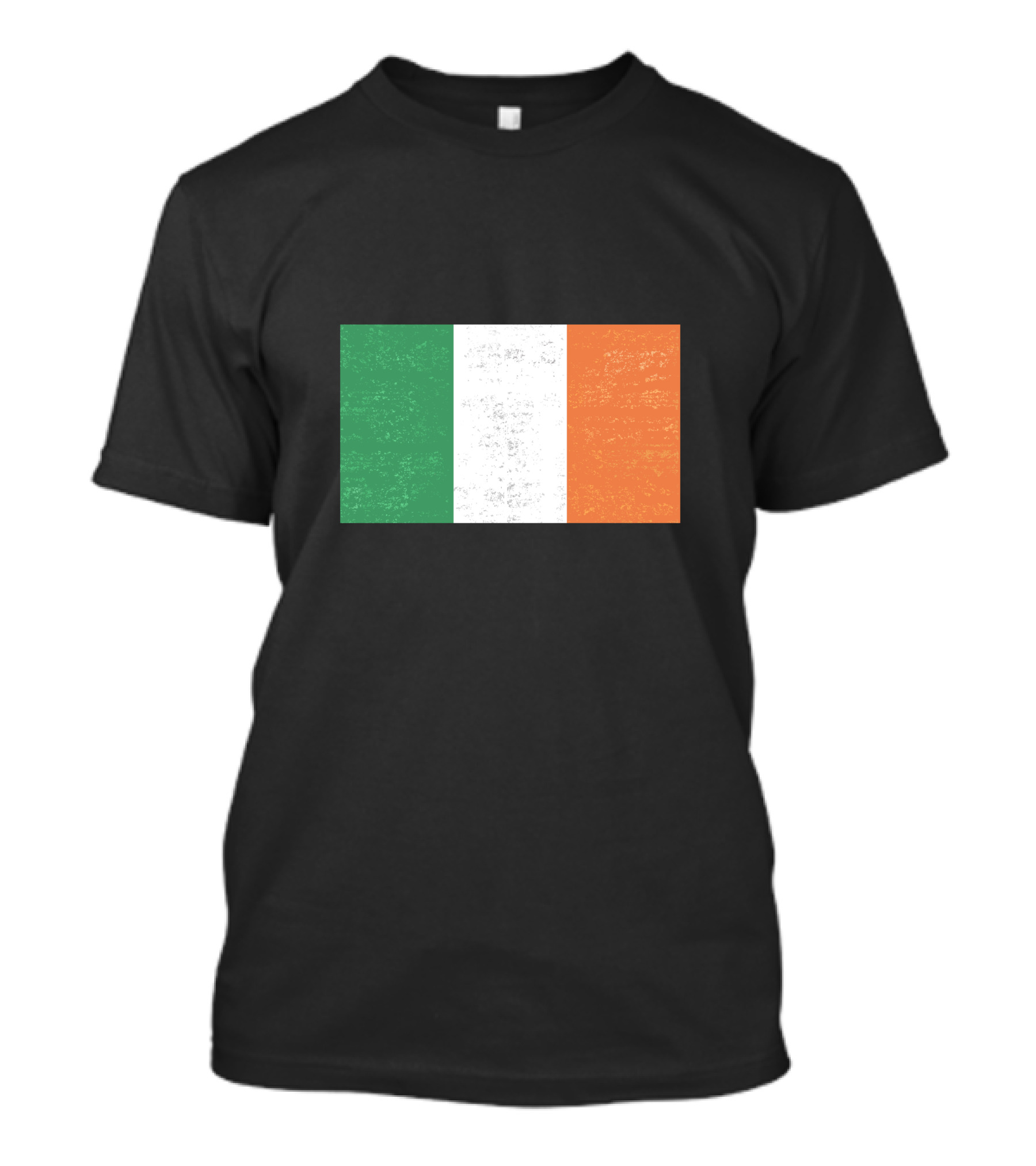 Grunge Irish Flag Ireland Distressed Vintage Look T-Shirt
