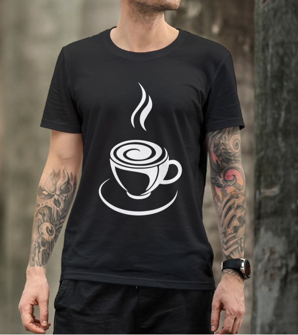 Hot Coffee Cup With Steam T-Shirt