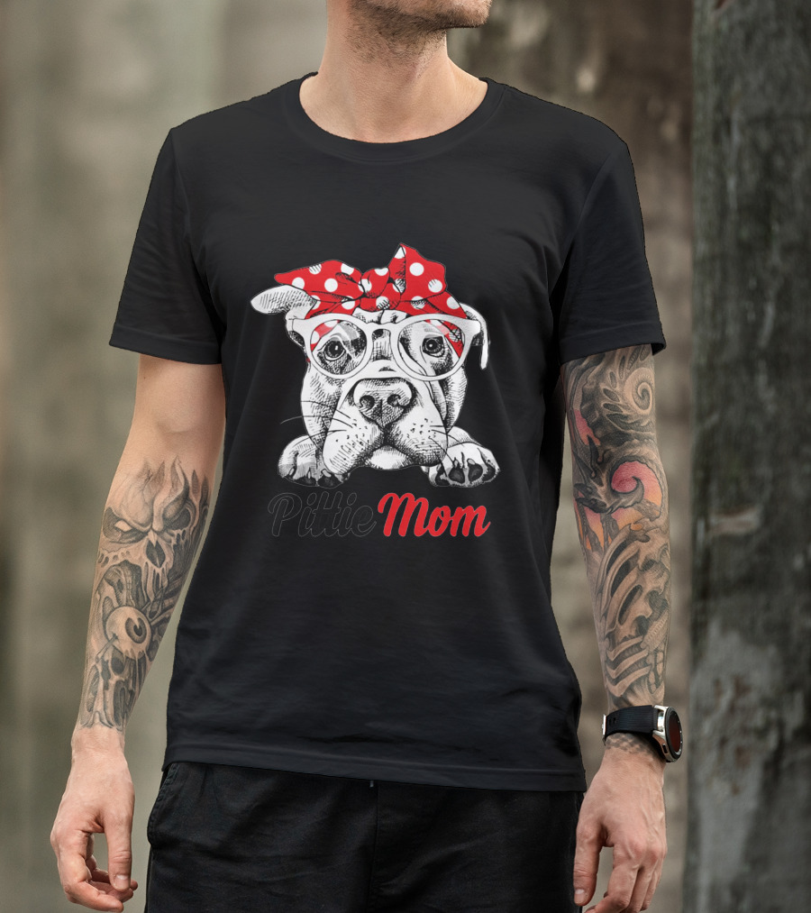 Pittie Mom T-Shirt
