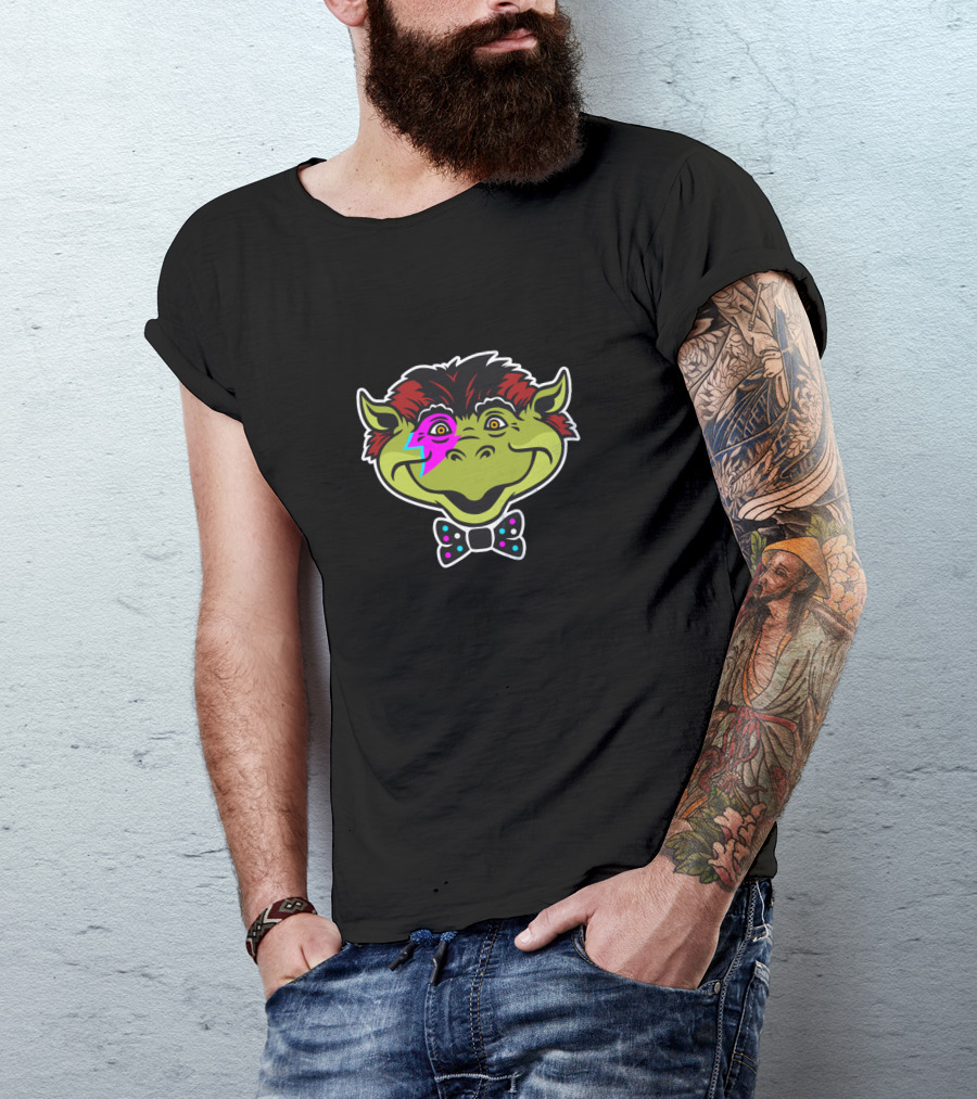 Sonny Stardust Lightning Face Monkey With Bowtie T-Shirt