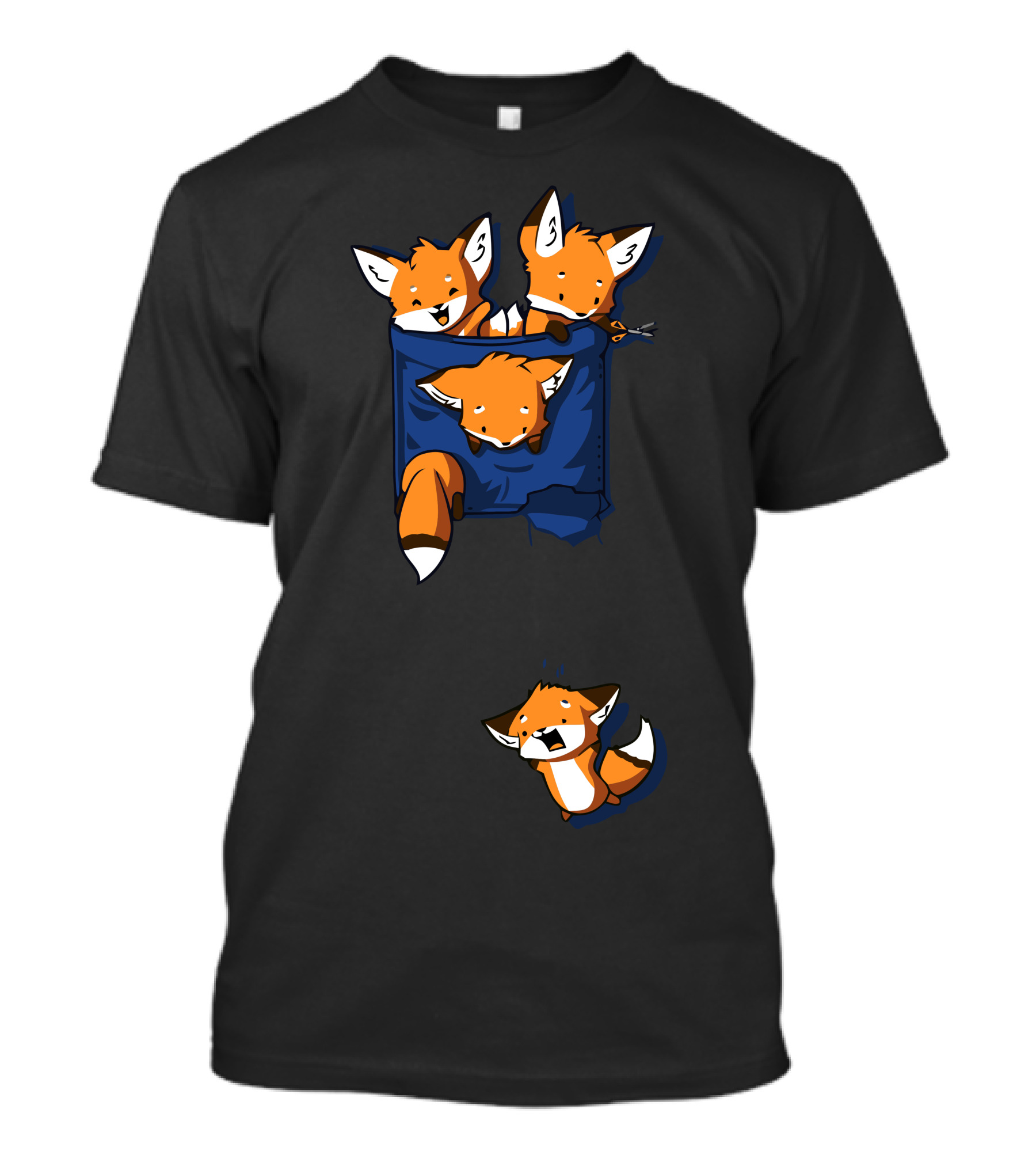 Foxes In A Pocket Adventure T-Shirt