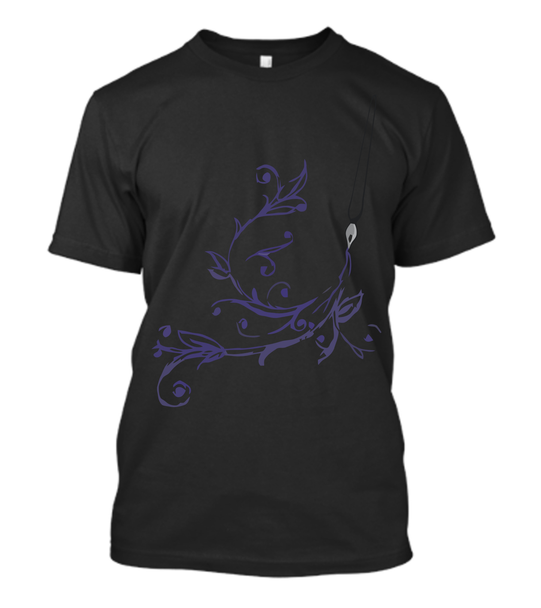 Full Of Ink Swirling Vine Flourish T-Shirt