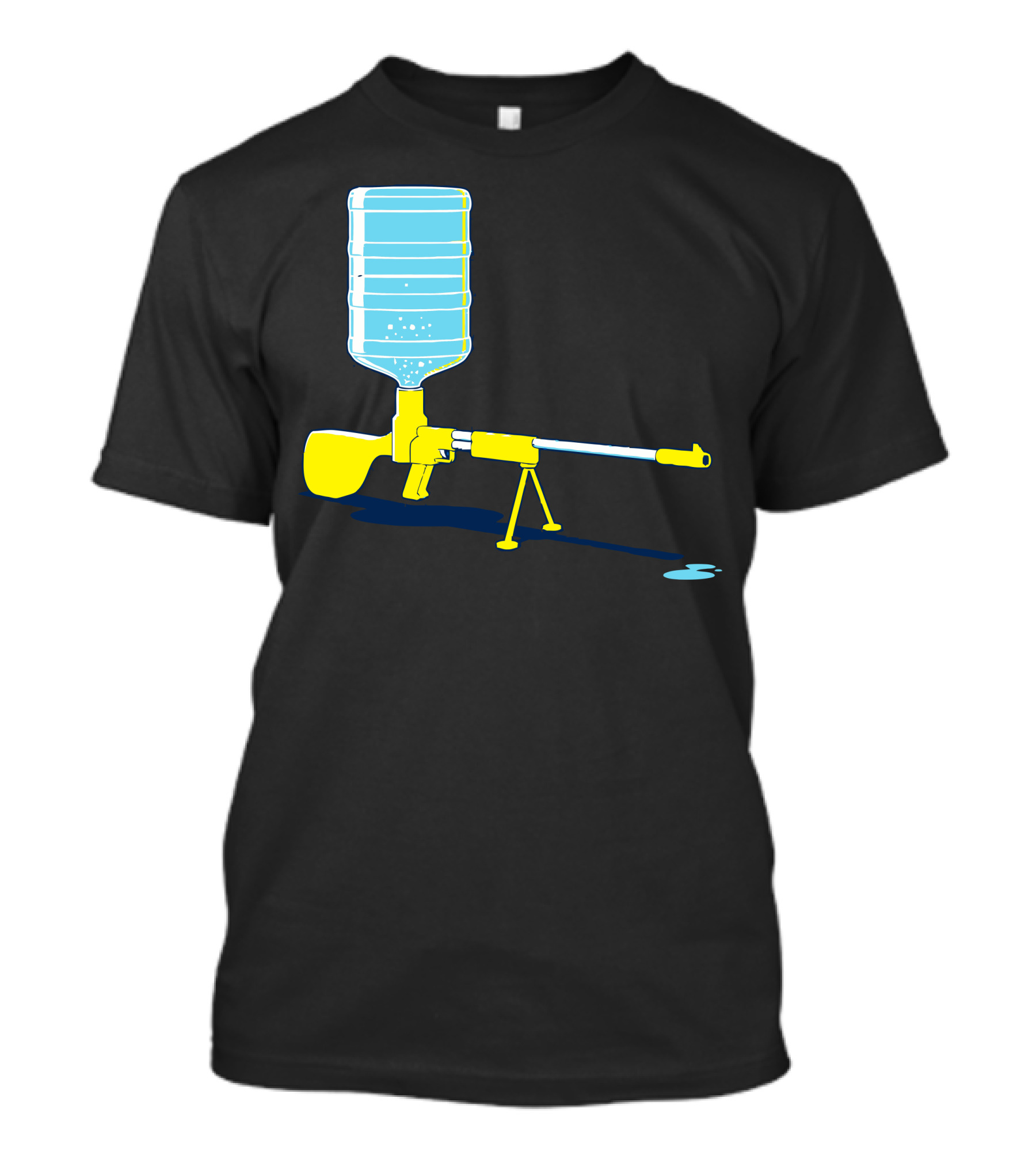 Heavy Firepower Water Cooler Gun T-Shirt