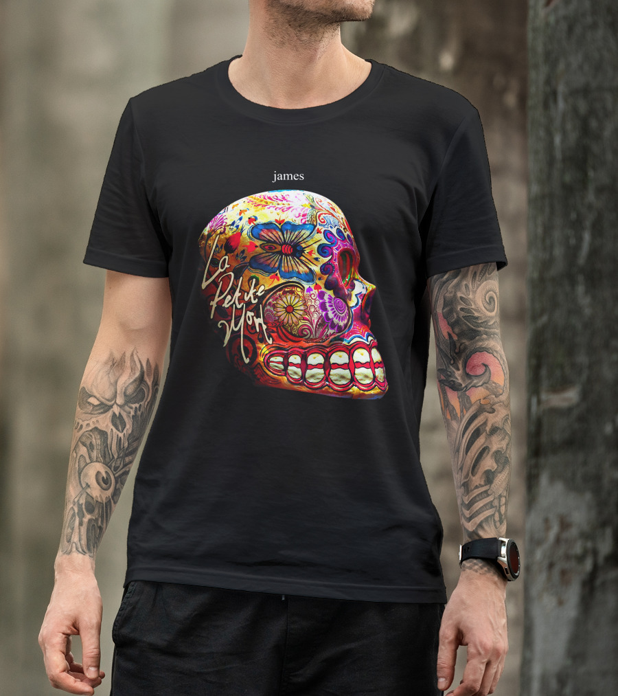 James La Petite Mort Skull Art Floral T-Shirt