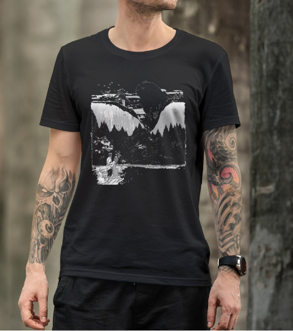 Perfect Timing Mothman Couples Scenic Surprise T-Shirt