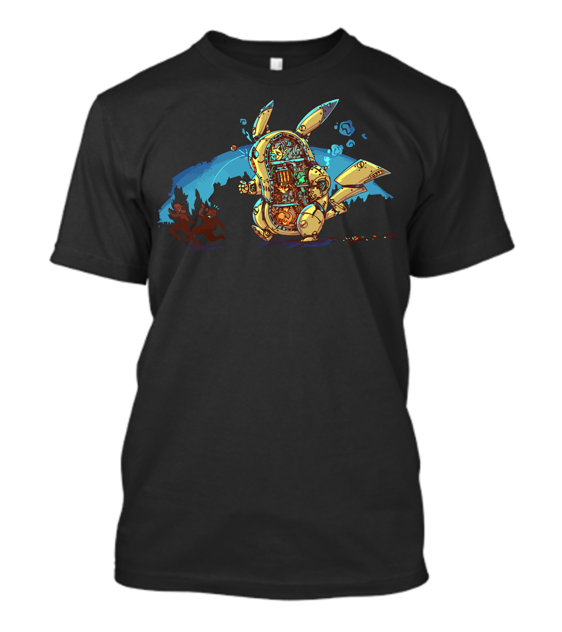 Pi Catch You X200 Pikachu Robot Fusion T-Shirt