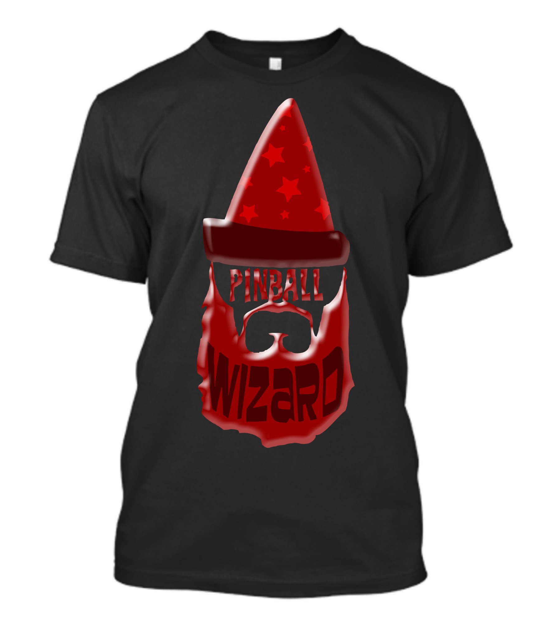 Pinball Wizard Bearded Gnome With Starry Hat T-Shirt
