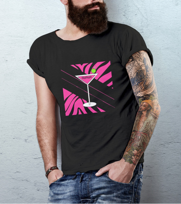 Pink Martini Finally Legal Zebra 21st Birthday T-Shirt
